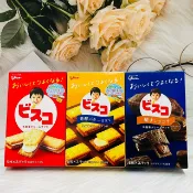 日韓小潼 日本 Glico 固力果 乳酸菌夾心餅 原味/發酵奶油/巧克力/草莓 （5枚*3小包）｜全店$299 全家取貨免運｜滿額折500｜APP下單最高賺19%點數⚡