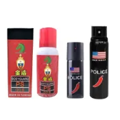 【創藝】台灣製造金盾鎮暴氣霧型防狼噴霧器100ml(快速出貨)金盾防狼噴霧器 美國POLICE防狼噴霧鎮暴氣霧型 辣椒水