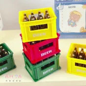 AHUA阿華有事嗎  啤酒箱造型磁鐵開瓶器 F0028  可愛 文具 造型 磁吸