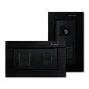 (店+)【Panasonic 國際牌】松下GLATIMA  黑色面蓋+黑色弱電 電話 資訊 電視 單插 冷氣插座
