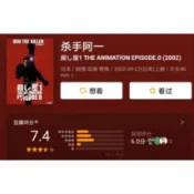 絕版卡通 殺手阿一（2002）OVA經典 影片 DVD