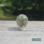 ＜三生有幸＞天然礦石 ✦綠髮晶 ✦綠髮晶小球 Green Rutilated Quartz | 財富累積 × 事業成長