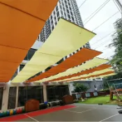 全球選品1館 生活百貨 遮陽棚天幕學校游泳池電動伸縮遮陽簾幼兒園操場戶外電動內遮陽蓬
