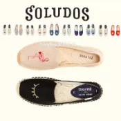 Soludos🇺🇸百搭時尚平底草編鞋 編織鞋 帆布鞋 休閒鞋 懶人鞋 沙灘鞋 防滑鞋 吸汗和防臭 夏天必備