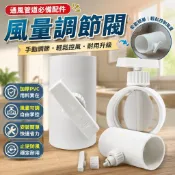 【特厚PVC】風量調節閥 管道止風閥 圓形風管蝶閥 手動空氣開關閥門 通風管配件 排氣扇逆止閥 空調風口調節器 工業風閥