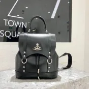 Vivienne Westwood 雙肩包新款土星抽繩水桶雙肩包