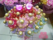 促銷~蓓蓓娃娃屋~金莎花棒(含正版金莎巧克力)~第二次進場/婚禮小物/送客/來店禮~^0^