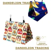 【DANDELION】帆布鸚鵡鳥窩 鸚鵡棉窩 帆布鸚鵡窩 鸚鵡吊床 鳥房子鳥站架 鳥帳篷 鸚鵡三角窩 散熱鳥窩 夏季鸚鵡