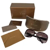 【DOKODEMO】Gucci GG3144/S 62□16 125 太陽眼鏡，雙G互扣設計

GUCCI 波爾多紅 [二手]