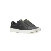 【Keds】皮革拉鍊懶人便鞋 懶人鞋 皮革懶人鞋 瑪瑙黑 PURSUIT ZIP LEATHER WH68720
