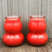5號葫蘆蠟燭 / 5號葫蘆 / 1箱48對 / 葫蘆蠟燭 /5號葫蘆果凍蠟燭/光明燈/品質好/量大（歡迎聊聊）微笑最好