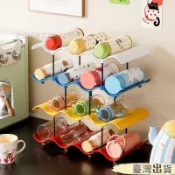 臺灣出貨 多巴胺杯架家用客廳櫃內多層省空間保溫杯子杯架杯子收納疊疊杯