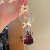 宅宅優選🌸第五人格周邊 紅夫人瑪麗 第五漁女周邊守夜人囚徒第五風鈴玻璃掛件車內園丁氛圍感臥室紅夫 7e4