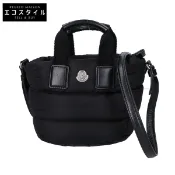 【DOKODEMO】Moncler [成色極佳/24AW] MICRO CARADOC 絎縫尼龍金屬Logo兩用單肩包 [二手]