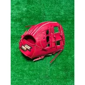 棒球世界全新SSK硬式牛皮棒球壘球內野手手套工字檔11.75吋紅色(SSK043OD)特價