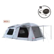 【露營趣】Coleman CM-39084 TOUGH SCREEN 氣流循環 2-ROOM MDX+ 一房一廳帳 DARK ROOM系列 4-5人帳 帳篷 帳棚 家庭帳 客廳帳 露營帳篷