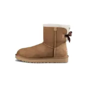 (店+)【UGG】1016501-CHE UGG Bailey Bow II 蝴蝶結 加絨保暖 雪地靴 女款 慄子棕