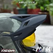 ❖茂木站 MTG❖ 美國 ICON AIRFLITE VISORS 越野帽簷 多色可選 一帽兩用 可搭配風鏡。消光黑