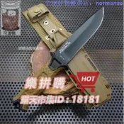 樂拼購🔥爆款貝爺戶外刀 獵刀 高硬度直刀 叢林探險戰術荒野求生潛水綁腿軍