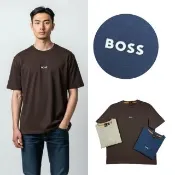 【BOSS】BOSS 短T 寬鬆 T恤 短袖 彈性 博斯 hugo boss 素T 上衣 平輸品(1550)