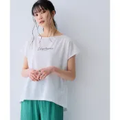 Nissen 大尺碼法式袖透氣網眼印花T恤 吸濕排汗抗UV 寬鬆顯瘦運動短袖 涼感速乾女裝