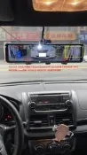 TOYOTA YARIS 升級植入㊣DynaQuest DVR-122 12吋電子後視鏡.前+後行車紀錄器/Sony鏡頭