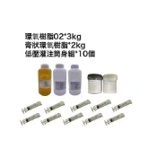 (店+)[低壓灌注補強組 大包裝]  膏狀環氧樹脂 EPOXY 環氧樹脂 低壓灌注 送一雙乳膠手套及攪拌棒#朝崴工程