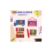 (店+)【Melissa & Doug 瑪莉莎】水洗蠟筆 彩色筆 無毒三角蠟筆 12色 公主 卡車 -miffybaby