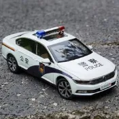 一汽大眾 1:18 全新邁騰B8 POLICE 警車 MAGOTAN轎車汽車模型車模