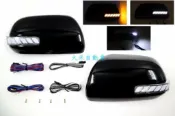 大禾自動車 後視鏡蓋(未烤漆) + LED 流水燈 適用 TOYOTA highlander 08-13