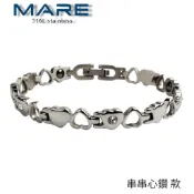 § 全館7折 § 【Mare】㊣316L白鋼手鍊：串串心鑽 款【售後服務&保固12個月】