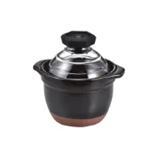 (店+)【HARIO】陶瓷煮飯鍋 僅直火 GNR-150 日本製 日本直送