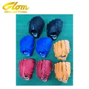 日本品牌 GLOM 12吋 硬式牛皮棒球手套 全牛材質 投手球檔 皇冠手背 黑色 紅色 藍色 橘色