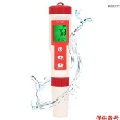 五合一多功能水質檢測筆 自來水氯含量測量筆 ORP遊離氯泳池水質監測儀 餘氯/H2富氫/溫度/負電位/PH酸鹼度測量 帶