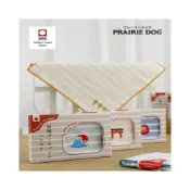 (店+)日本製造PRAIRIE DOG今治毛巾刺繡盒裝手帕軟萌紗布毛圈可愛禮品