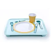 〈6折出清〉荷蘭設計品牌ROYAL VKB-拼圖小朋友餐具(藍)