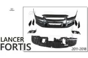 》傑暘國際車身部品《全新 三菱 FORTIS 鯨魚頭 鯊魚頭 2011 - 2018 年 GTR款 前保桿 前大包 素材