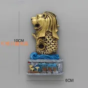 新加坡魚尾獅旅游紀念品冰箱貼磁性創意小禮品手信