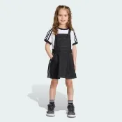 【adidas 愛迪達】丹寧連身洋裝 童裝 - Originals KQ8909