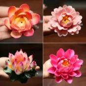 全球選品1館 生活百貨 禪意家居工藝品擺件帝王蓮花線香插 手工睡蓮香爐香座家用擴香器