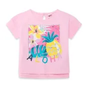【tuc tuc】粉紅ALOHA印花T恤 2-8A SD4868(tuctuc Kids T恤)