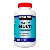【Costco好市多】科克蘭 成人綜合維生素錠 500錠 Kirkland Signature Daily Multi Vitamins & Minerals 500 Tablets