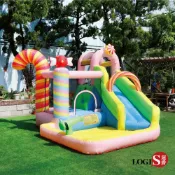 LOGIS邏爵家具 糖果屋充氣城堡/小跳床/戲水池/泳池/溜滑梯/遊樂場/滑水道/彈跳床【LOGIS邏爵】【POOL-3】