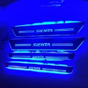 車配件 配件sienta 4片適用于豐田SIENTA流光動態門檻條NCP81 170系帶燈迎賓踏板