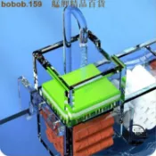 思樂小舖 魚缸上置過濾盒 水族箱頂濾滴流溢流盒 循環水外置過濾器壁掛淨水器AP2 艋舺