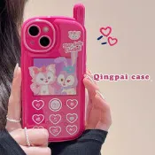 可愛卡通大哥大適用iphone13promax蘋果12手機殼11新款xr女xs網紅