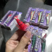 【獵漁人】隔日到貨 實戰大咬 限定新色 高品質 Squid Game 夜光天龍蝦 布捲 透抽 軟絲 布卷 A1626
