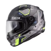 SOL 最後限量 SF-6 / SF6 機動裝甲 消光灰銀 內藏式墨鏡 浮動式鏡座 EPS 全可拆 全罩 安全帽 排齒扣