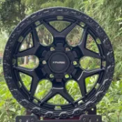 【套裝4顆價】高質量旋壓輪框 17吋越野輪框 17吋越野輪圈 吉普車改裝框 ATV沙灘車框 重型機車框 防脫圈深唇