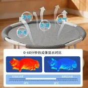 🔥🔥免運/臺灣熱賣🔥🔥貓窩貓床貓咪床夏天涼席貓吊床吊籃離地透氣寵物窩貓用品四季通用